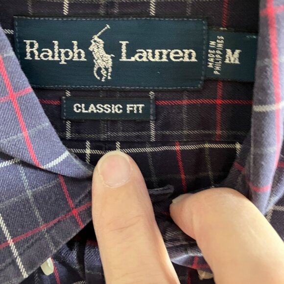 Lot of 3 Ralph Lauren Classic Button-Down Dress Shirts Size Medium - Picture 11 of 12